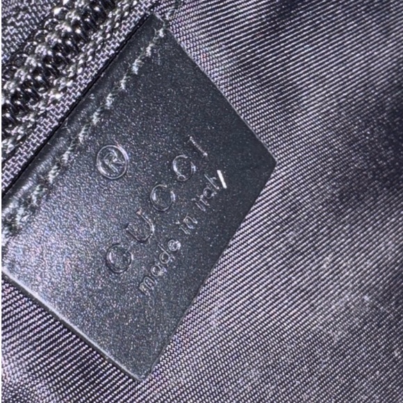 Gucci Beige and Black Messenger Bag with Red and Green Stripe - Picture 6 of 10